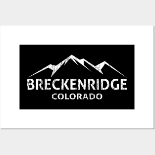 Skiing Breckenridge Colorado Ski Posters and Art